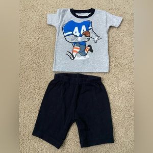 Carter’s football pajama set